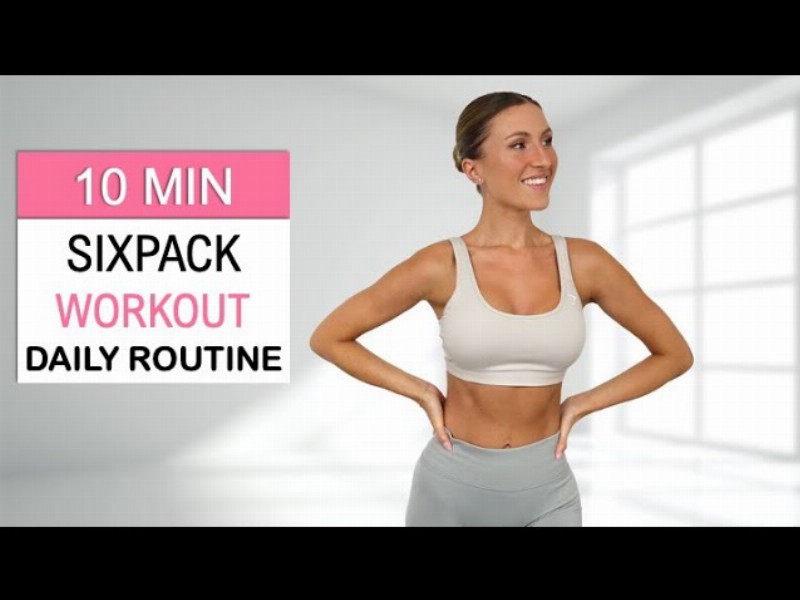 10 Min Sixpack Ab Workout : Daily Routine : Lower Abs Upper Abs Obliques + Total Core