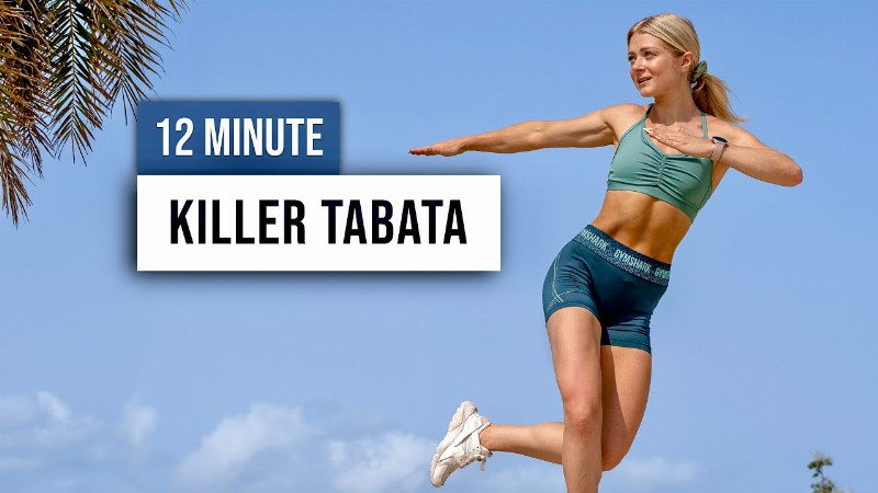 12 Min Tabata Hiit Mood Booster Workout - No Equipment No Repeat Home Workout With Tabata Songs