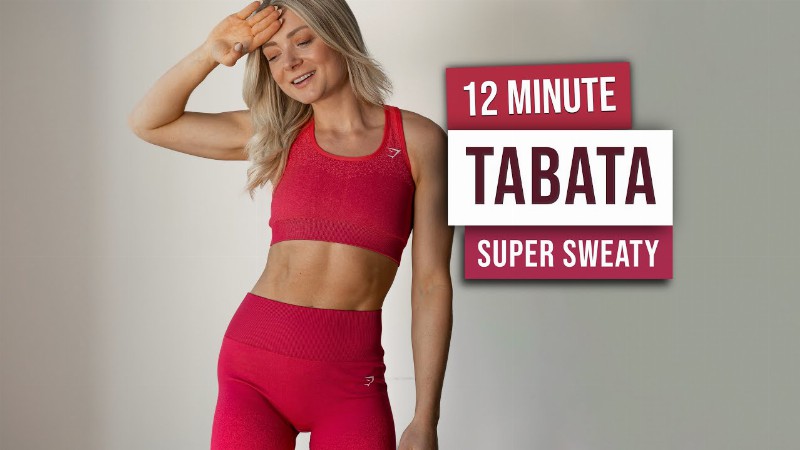 image 0 12 Min Tabata Hiit Workout - Full Body Cardio - Super Sweaty - No Equipment No Repeats Home Workout