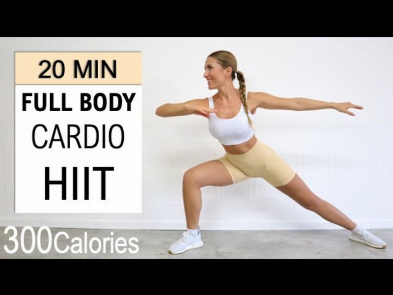 image 0 20 Min Full Body Cardio Hiit : Extreme Fat Burn : Up To 300 Calories : No Repeat : No Equipment