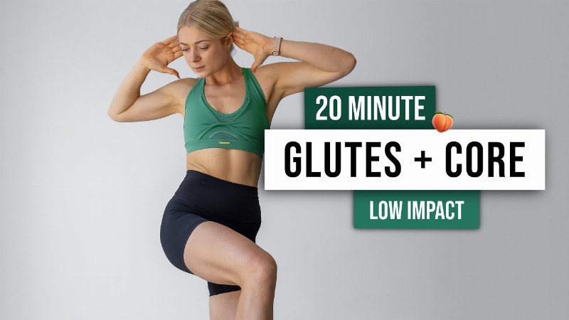 20 Min Glutes & Core Burner - Home Workout To Tone Your Glutes And Abs No Repeats