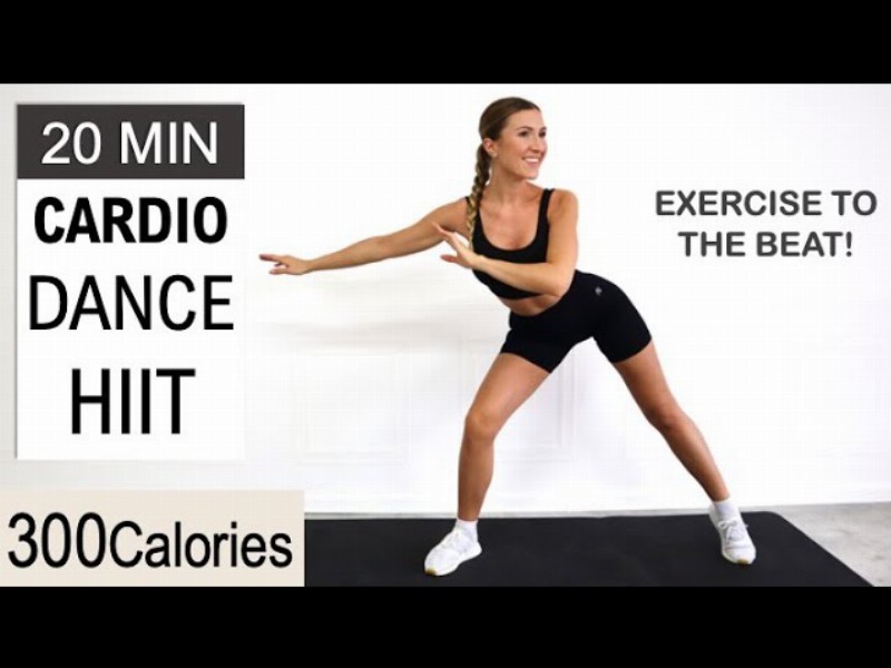 20 Min Intense Cardio Dance Hiit Workout : Super Fun & Sweaty : Calorie Killer : Warm Up + Cool Down
