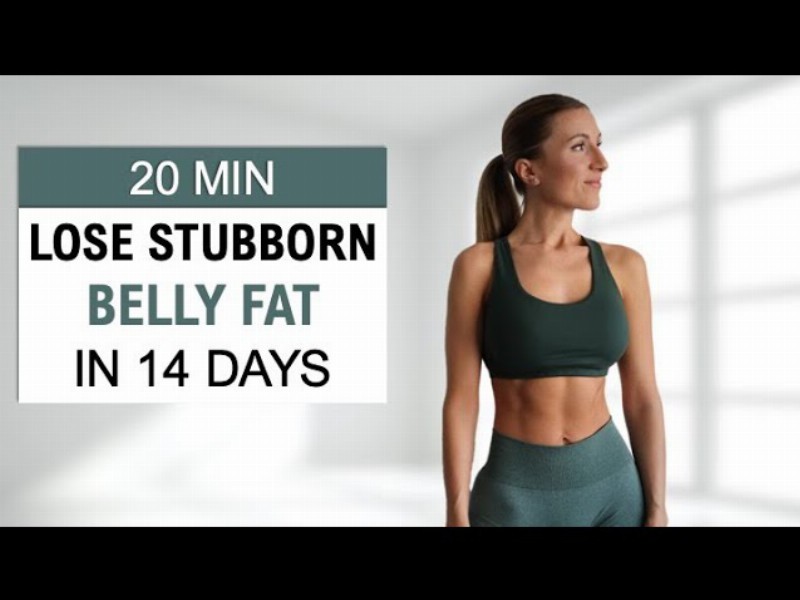 20 Min Lose Stubborn Belly Fat In 14 Days : No Repeat - Fat Burn + Build Abs