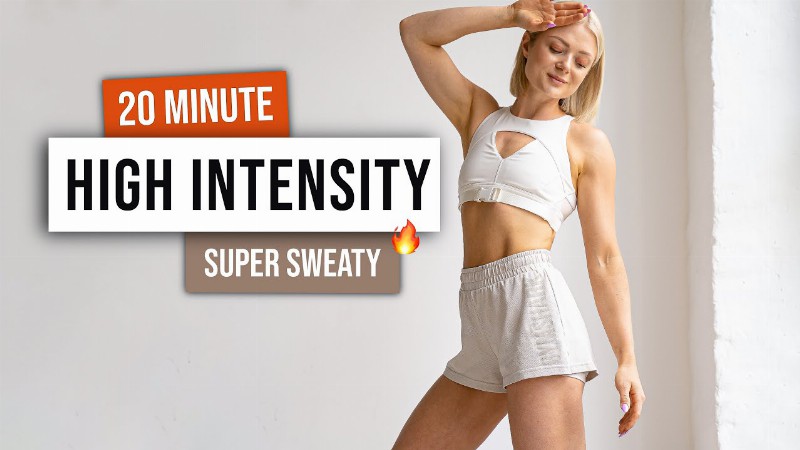 image 0 20 Min Super Sweaty Hiit Workout - All Standing - No Repeat Quick & Effective Home Workout
