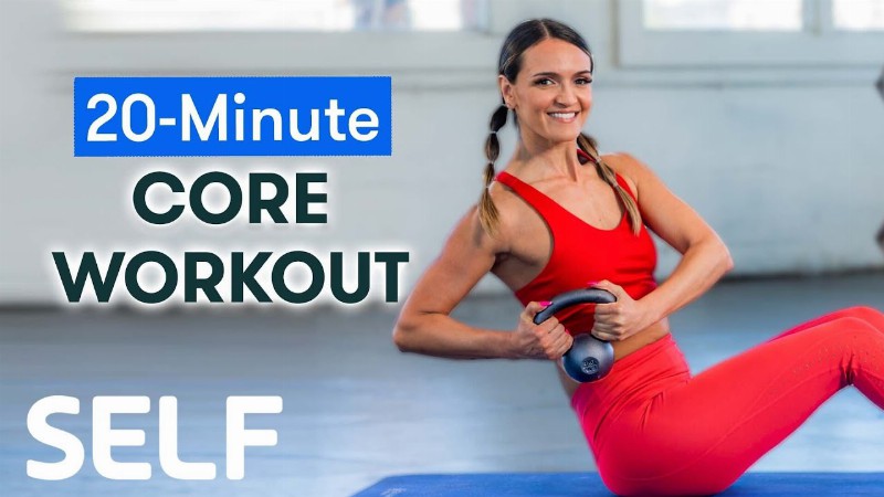 20-minute Core Kettlebells Workout : Sweat With Self