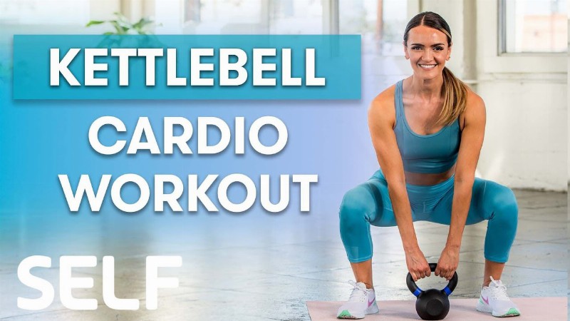 image 0 20-minute Kettlebell Cardio Workout For Beginners : Sweat With Self