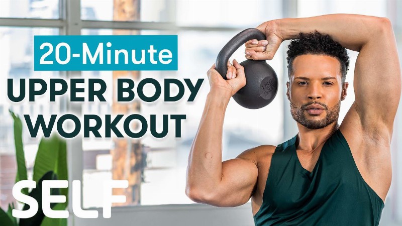 20-minute Upper Body Kettlebell Workout : Sweat With Self