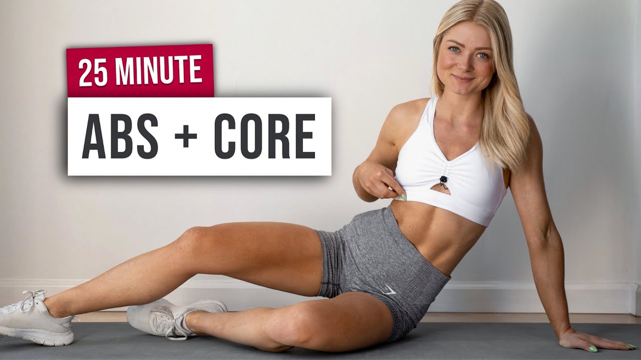 image 0 25 Min Intense Abs + Core Workout - No Equipment - Abs Of Steel - No Repeat Home Workout