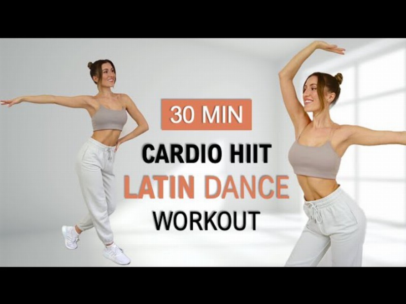30 Min Cardio Hiit Latin Dance Workout : All Levels : All Standing No Jumping : fat Burning