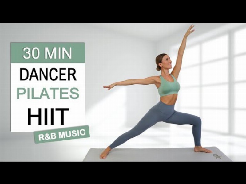 30 Min Dancer Pilates Hiit : R&b Music : Full Body Sculpt + Fat Burn : No Repeat : All Levels