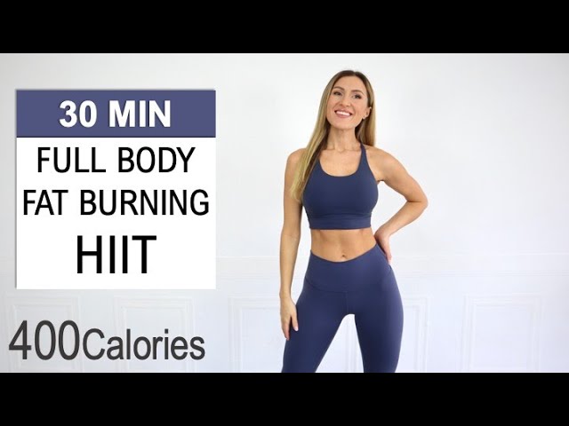 30 Min Full Body Fat Burning Hiit : Burn 400 Calories : Fun & Sweaty : No Repeat : No Equipment