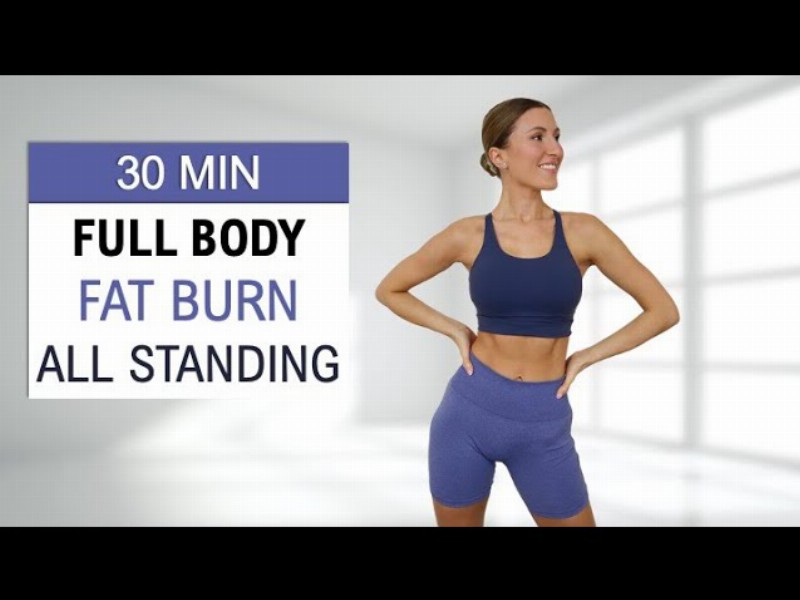 image 0 30 Min Full Body Fat Loss : all Standing Hiit : Intense & Fun Exercises : no Repeat