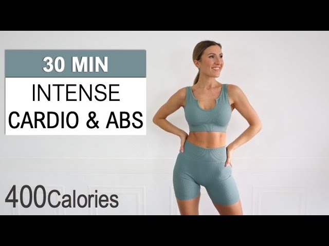 image 0 30 Min Intense Cardio And Abs Workout : Fat Burning Hiit : No Equipment : No Repeat