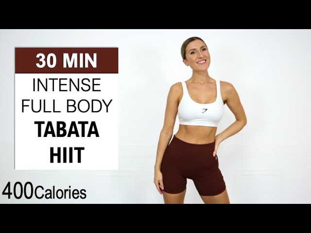 30 Min Killer Tabata Hiit : Intense Full Body Calorie Killer : Burn 400 Calories :sweaty No Repeat