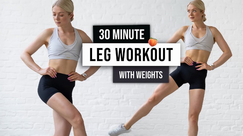 30 Min Leg Workout - Lower Body Glutes And Thighs - With Weights Home Workout