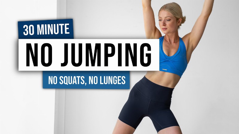 30 Min No Jumping - No Squats & No Lunges - No Equipment Full Body Workout