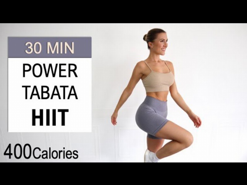 3o Min Power Tabata Hiit : Super Sweaty Motivating Full Body :  Burn 400 Calories : No Repeat