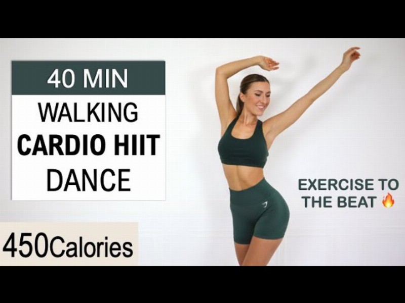 image 0 40 Min All Standing No Jumping Cardio Hiit Dance Workout : Burn 450 Calories : Warm Up + Cool Down