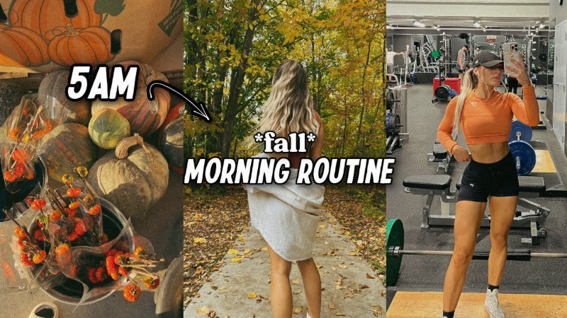 image 0 5am Fall Morning Routine : Cozy Healthy + Productive Morning