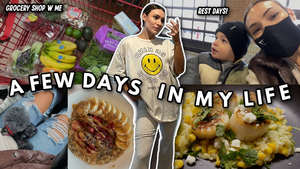 A Few Days In My Life : Grocery Haul Family Time + Cook With Us! Snowed In Chill Rest Days!