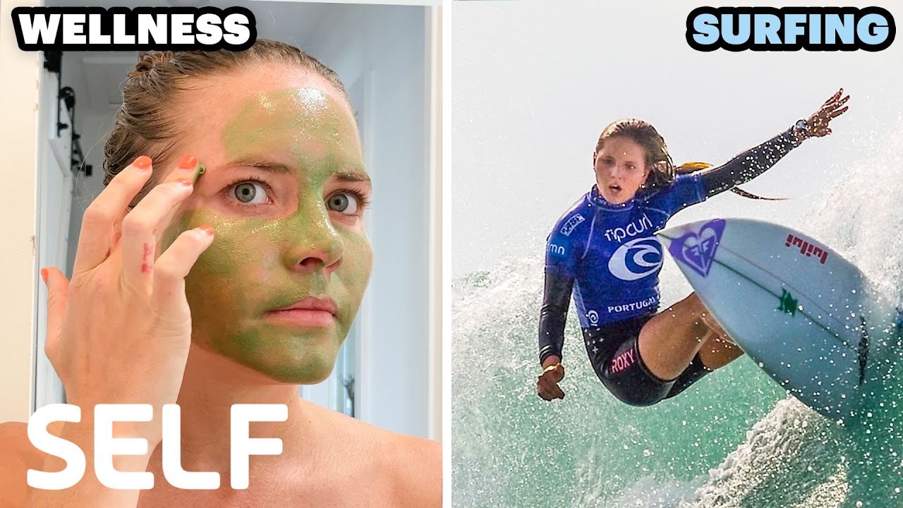 A Pro Surfer’s Entire Day From Protecting Her Skin To Waxing Her Boards : Self