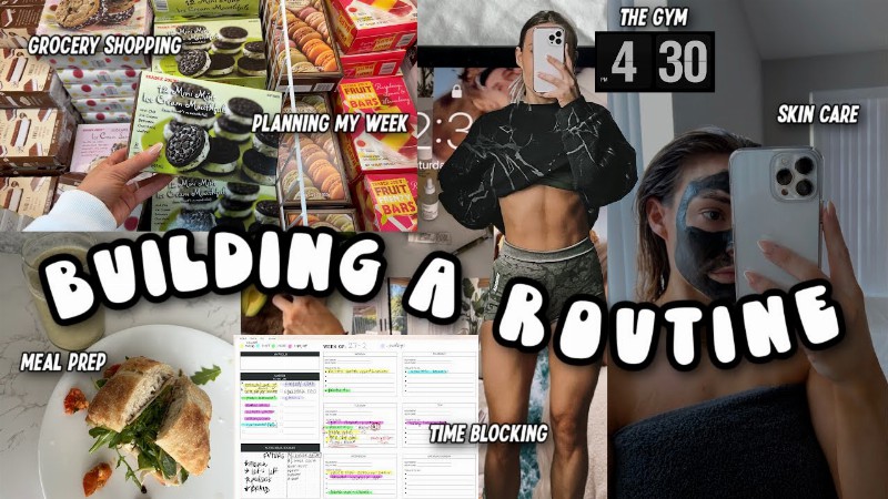 image 0 Building A Routine : Planning My Week Time Blocking & Setting Boundaries