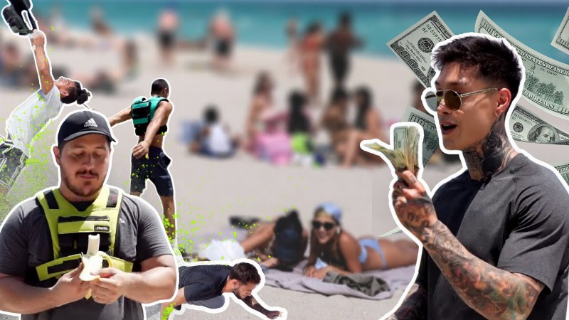 Chris Heria Summer Challenges For $$$ : Miami Beach