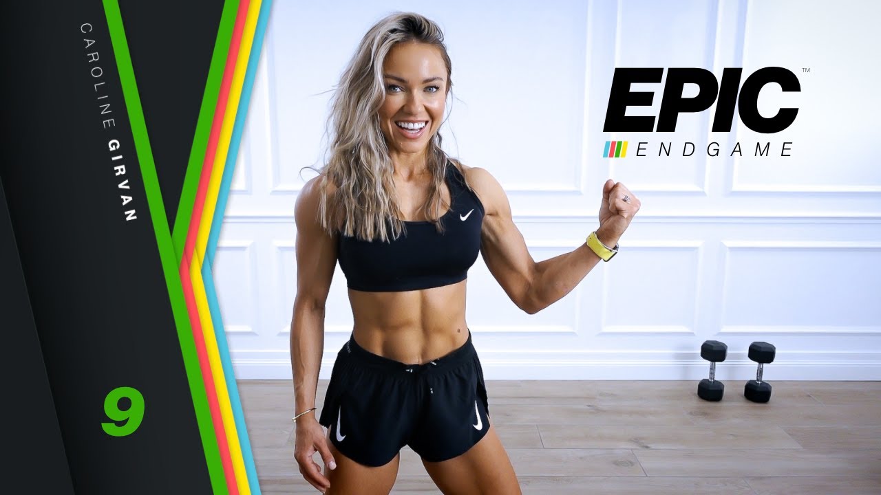 image 0 Fluid Full Body Workout With Dumbbells : Epic Endgame Day 9