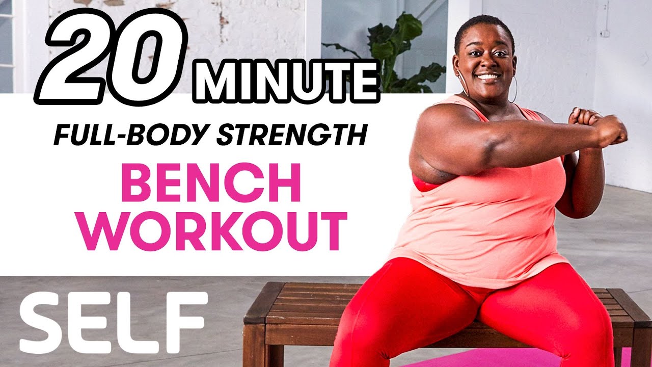 image 0 Full-body Workout For Beginners W/ Bench Modifications (ft. Roz the Diva Mays) : Sweat With Self