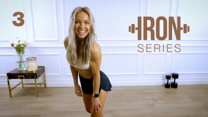Iron Series 30 Min Glute Workout - Dumbbell Lower Body : 3
