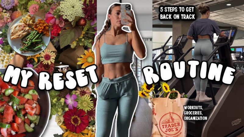My Reset Routine : What I Do After Traveling & How To Get Back Into A Routine