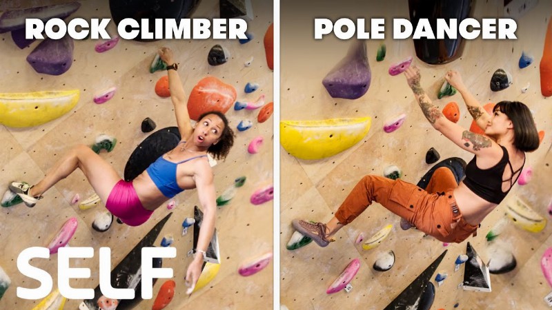 image 0 Pole Dancers Try To Keep Up With Rock Climbers : Self