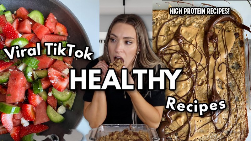 image 0 Taste Testing Viral Tiktok Recipes : Healthy Recipes : High Protein