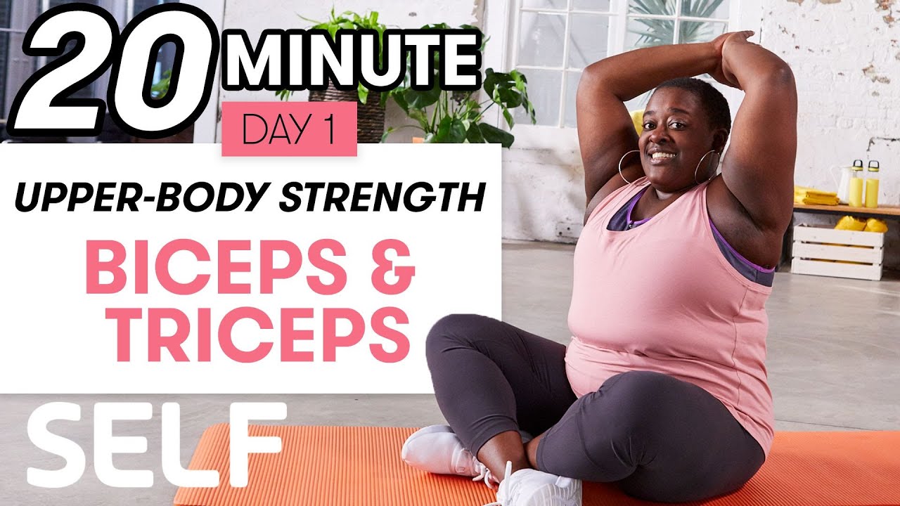 Upper-body Strength: Seated Biceps & Triceps (ft. Roz the Diva Mays) : Sweat With Self