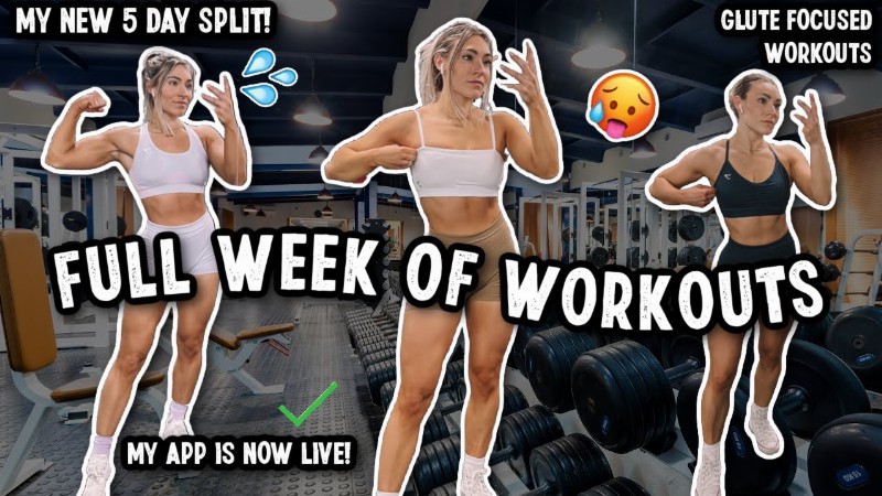 Week Of Workouts : New Workout Split?! And My New App Is Here!